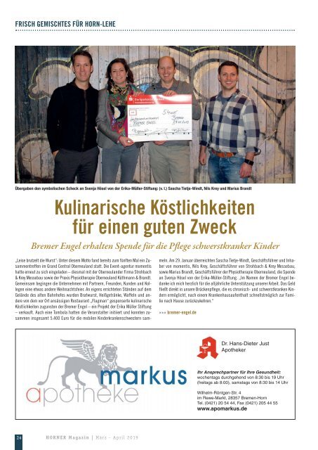 HORNER Magazin | März-April 2019