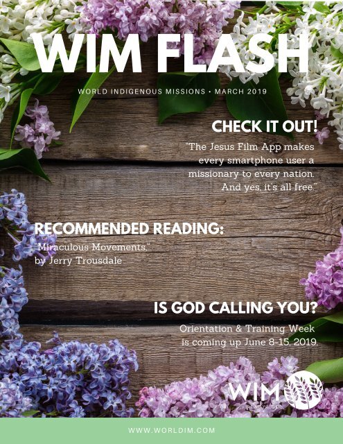 WIM Flash Magazine March 2019