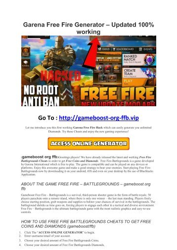 gameboost.org /ffb - game boost Free Fire 