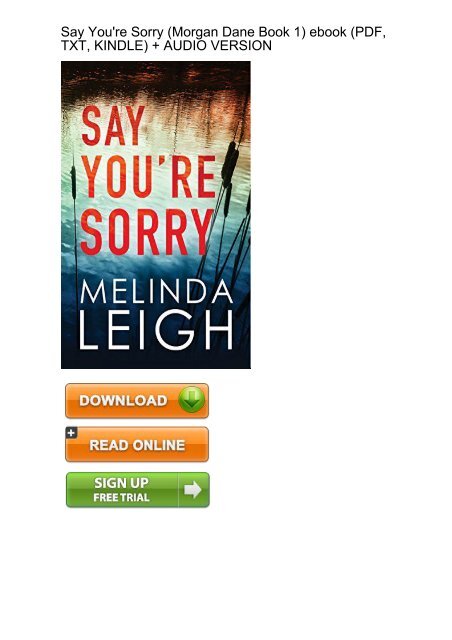 Confident Download Youre Sorry Morgan Dane Book Ebook Ebook Mobi