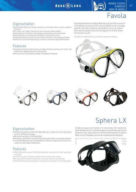 Aqua Lung Katalog 2019