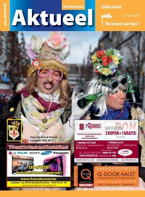 Editie Aalst 6 maart 2019