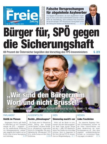 Bürger für, SPÖ gegen die Sicherungshaft