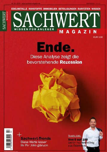 Sachwert Magazin 2-19