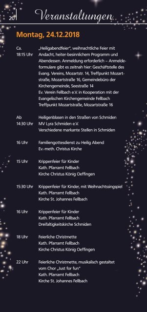 Flyer Weihnachtsmarkt 2018-Druck