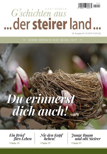 der steirer land ... Ausgabe 01/2019 KARL OSWALD