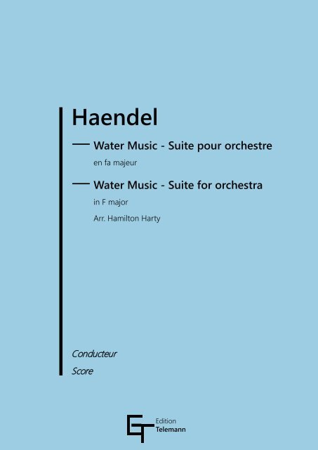 Haendel - Water Music - Suite for orchestra - Arr. Hamilton Harty