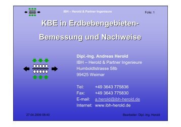 Download als PDF-Datei - IBH - Herold + Partner Ingenieure