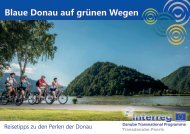 Blaue Donau auf grünen Wegen - Broschüre