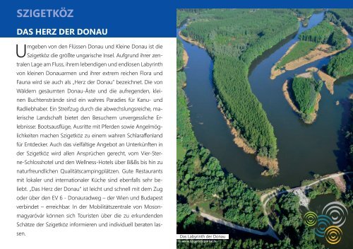 Blaue Donau auf grünen Wegen - Broschüre