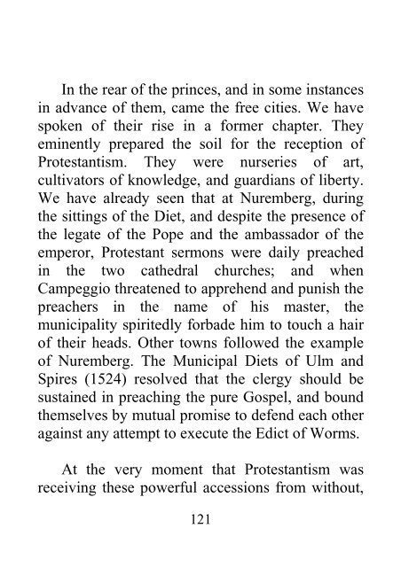 From the Diet of Worms to the Augsburg Confession - James Aitken Wylie