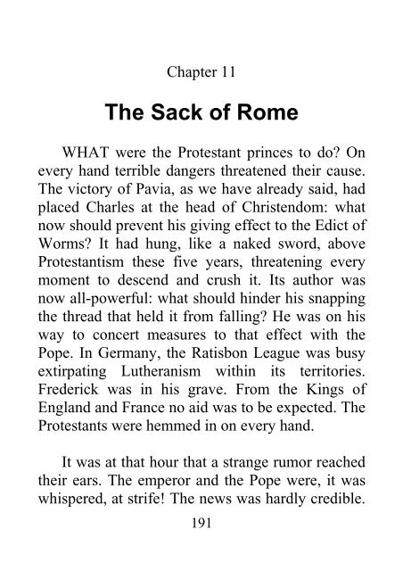 From the Diet of Worms to the Augsburg Confession - James Aitken Wylie