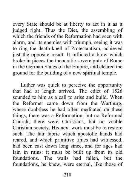 From the Diet of Worms to the Augsburg Confession - James Aitken Wylie