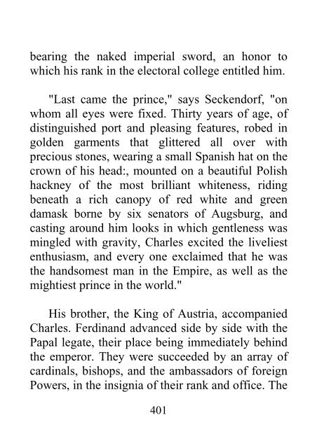 From the Diet of Worms to the Augsburg Confession - James Aitken Wylie