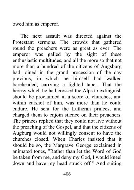 From the Diet of Worms to the Augsburg Confession - James Aitken Wylie