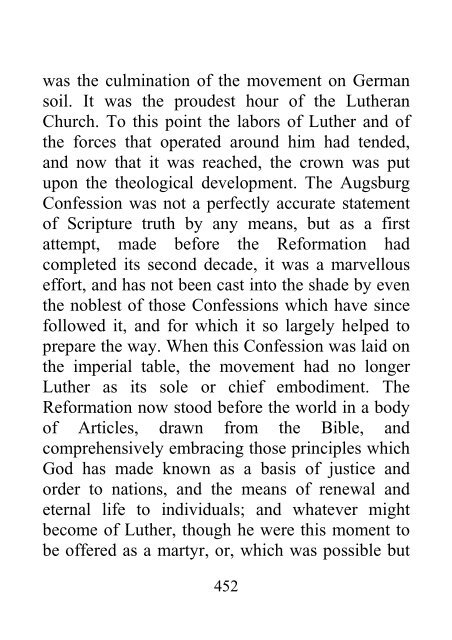 From the Diet of Worms to the Augsburg Confession - James Aitken Wylie