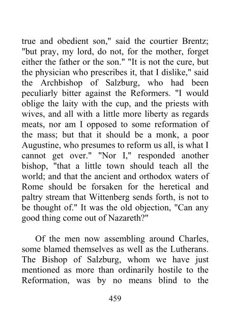 From the Diet of Worms to the Augsburg Confession - James Aitken Wylie