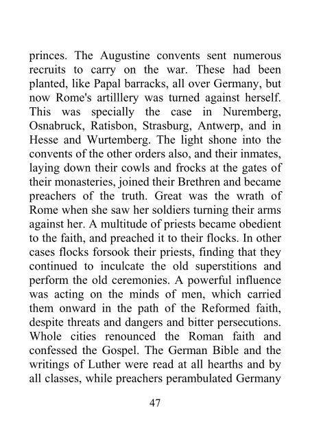 From the Diet of Worms to the Augsburg Confession - James Aitken Wylie