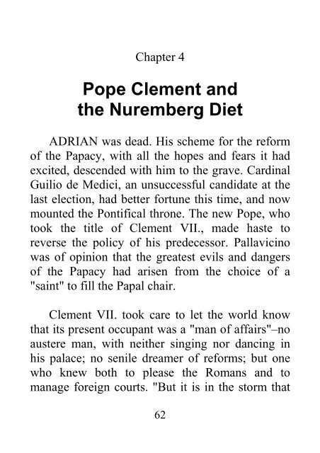 From the Diet of Worms to the Augsburg Confession - James Aitken Wylie