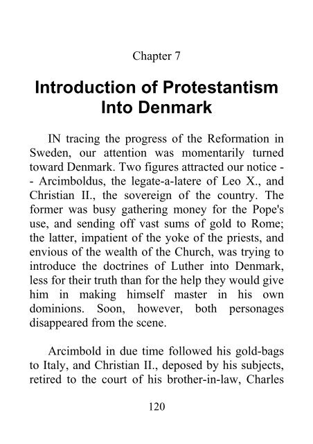 Protestantism in Sweden and Denmark - James Aitken Wylie