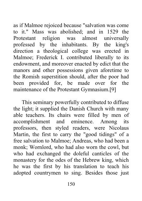 Protestantism in Sweden and Denmark - James Aitken Wylie