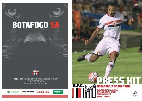 PRESS KIT: Botafogo x Bragantino - 07/03/2019 - Camp. Paulista