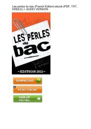 (UPBEAT) Download perles du bac French ebook eBook Mobi