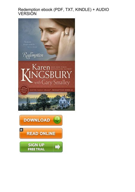 Superb Download Redemption Karen Kingsbury Ebook Ebook Pdf