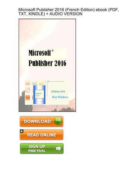 DYNAMIC) Microsoft Publisher French Jackson Gervais ebook eBook PDF Download