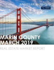 Applegarth+Warrin Marin Market Report - March 2019