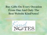 Best Memorial Gifts - kindNotes