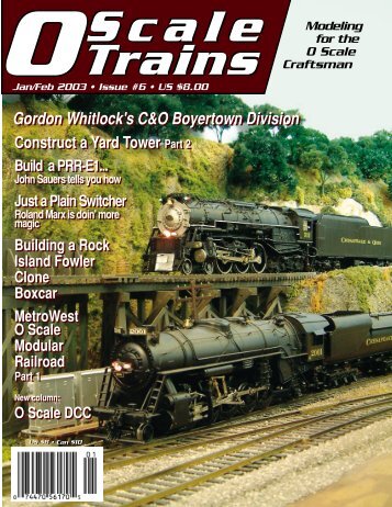 Gordon Whitlock's C&O Boyertown Division - O scale trains