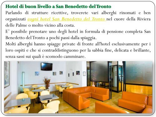 Rendi il tuo soggiorno lussuoso con la pensione completa a prezzi migliori Hotel San Benedetto del Tronto