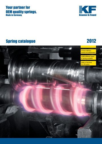 Spring catalogue 2012 - Kraemer & Freund