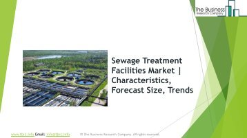 Sewage Treatment Facilities Global Market Report 2019