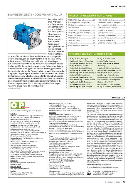 O+P Fluidtechnik 3/2019