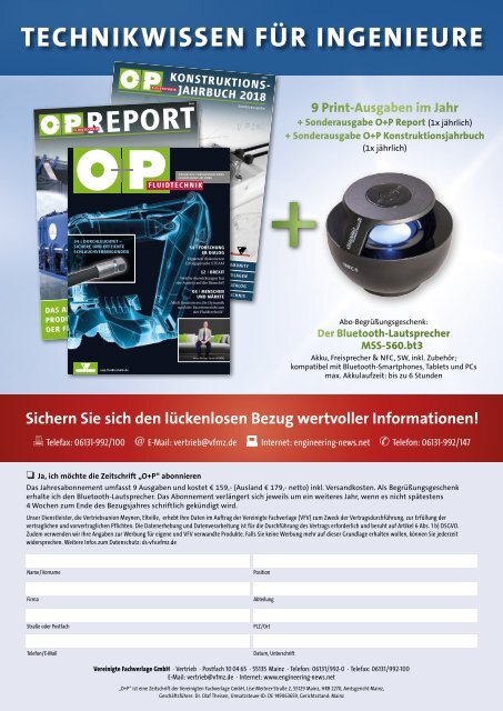 O+P Fluidtechnik 3/2019