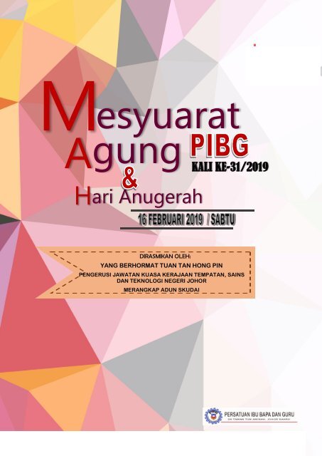 Buku Program Mesy Agung Pibg Kali Ke 31 Terkini 1 Pages