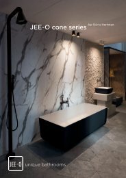 JEE-O unique bathrooms - cone series by Osiris Hertman