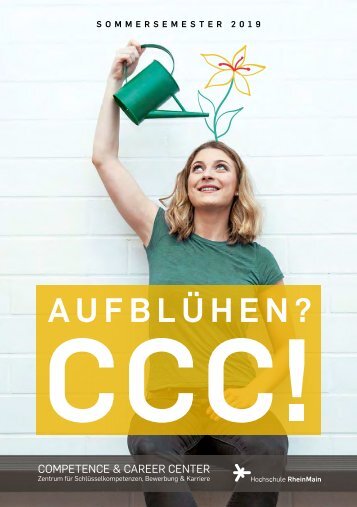 Programm Sommersemester 2019 - Competence & Career Center der Hochschule RheinMain