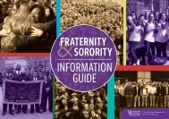 Fraternity & Sorority Information Guide