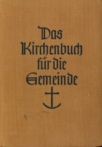 Das Kirchenbuch für die Gemeinde - web