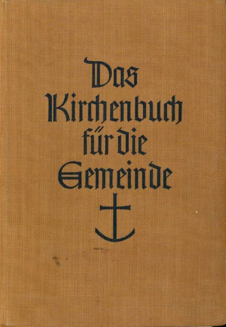Das Kirchenbuch für die Gemeinde - web
