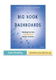 (pd9c) PDF Download The Big Book of Dashboards: Visualizing Your Data Using Real-World Business Scenarios eBook