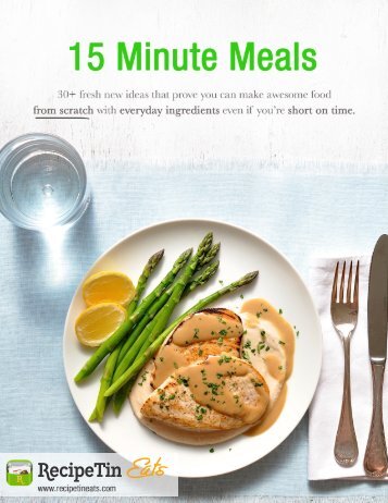 RecipeTin Eats 15 Minute Meals e-Cookbook