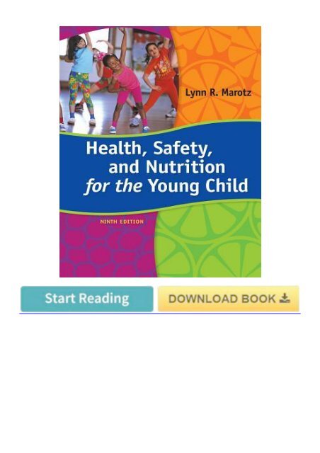 (ADEQUATE) [PDF] Download Health, Safety, and Nutrition for the Young Child eBook