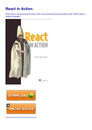 (T.m76) [PDF] Book React in Action By - Mark Tielens Thomas