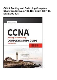 EXTRA) CCNA Routing and Switching Complete Study Guide: Exam 100-105, Exam  200-105, Exam 200-