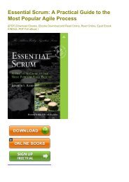 Essential Scrum by Kenneth S. Rubin PDF/ePub Download - EBooksCart essential scrum pdf download