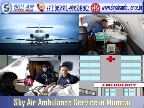 Select the Fabulous Air Ambulance in Mumbai